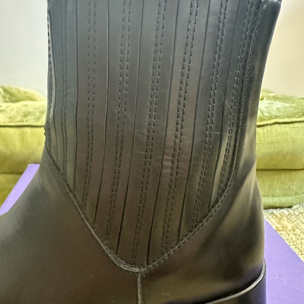 Stuart Weitzman Black Ankle Boots - Picture 9 of 11